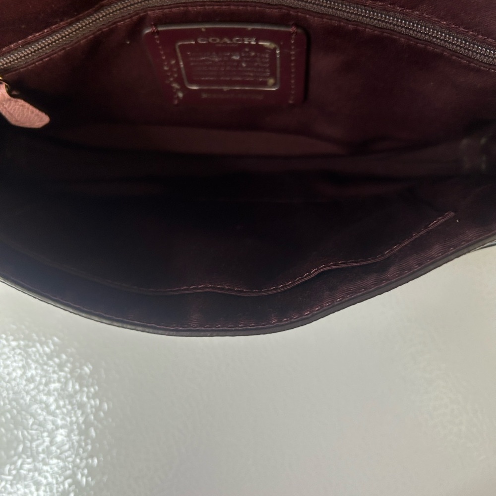 Coach Pink and Burgundy Crossbody Bag - Picture 4 of 7